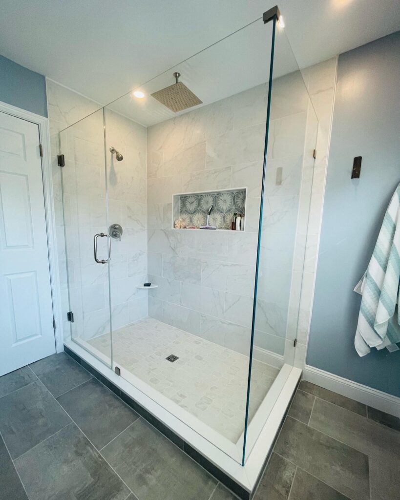 frameless shower doors new jersey Delaware Pennsylvania