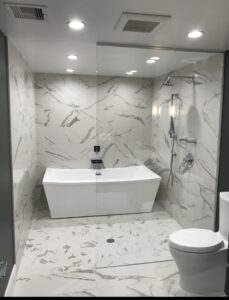 Fixed Panel / Splash Guard door frameless shower doors new jersey Delaware Pennsylvania