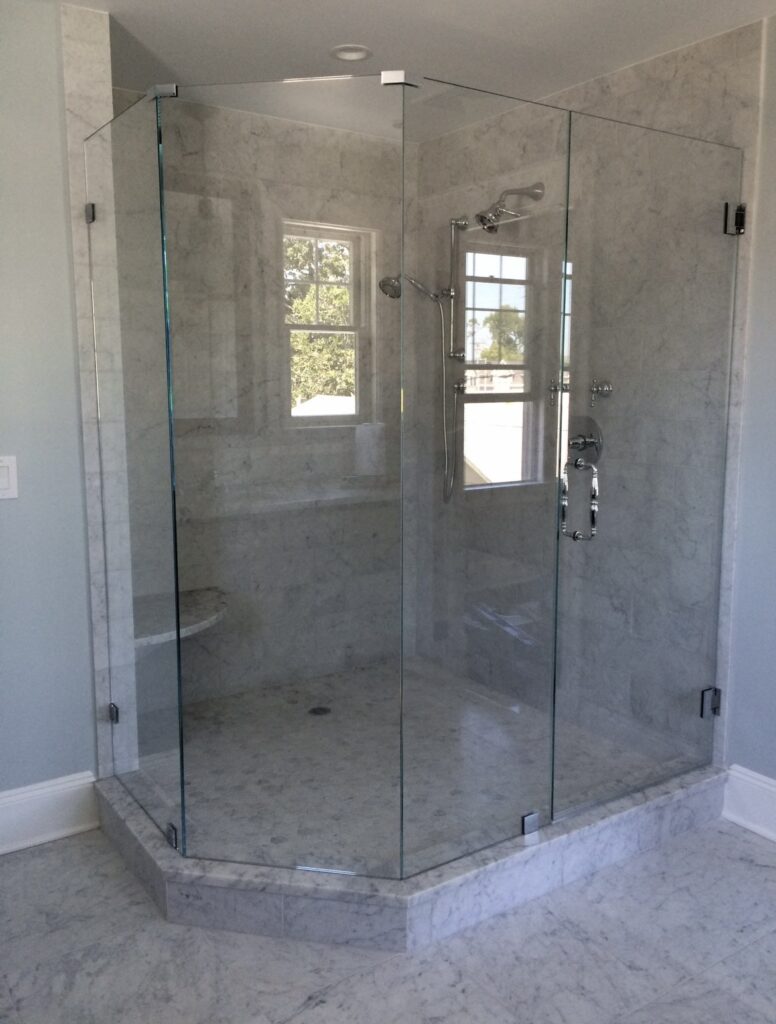 Neo-Angle (Corner Shower) door frameless shower doors new jersey Delaware Pennsylvania