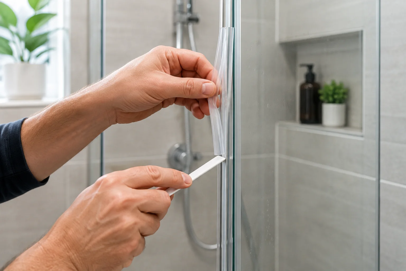 How to Remove Glass Shower Plastic Trim